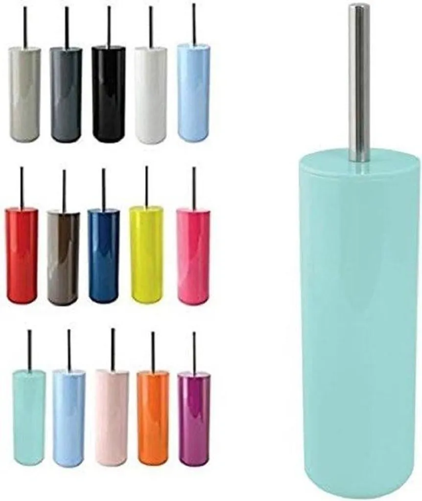 Brosse de toilette ergonomique vert pastel pour une salle de bain zen