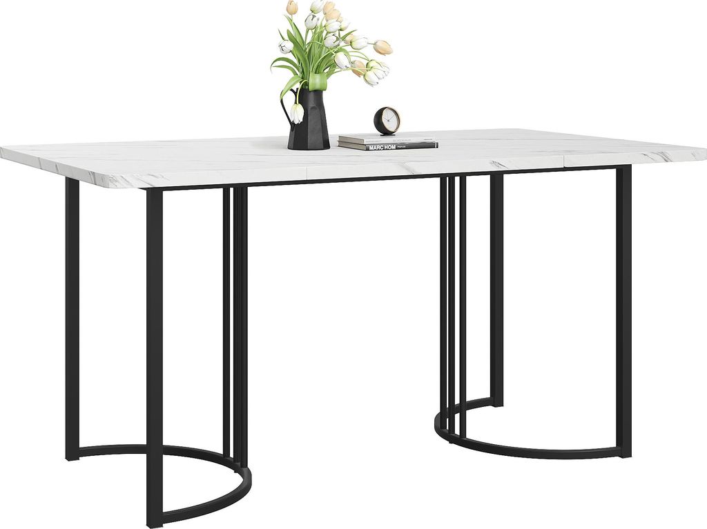 Sweiko Table de salle à manger 140 x 80cm,(1-St), table de Image du produit 