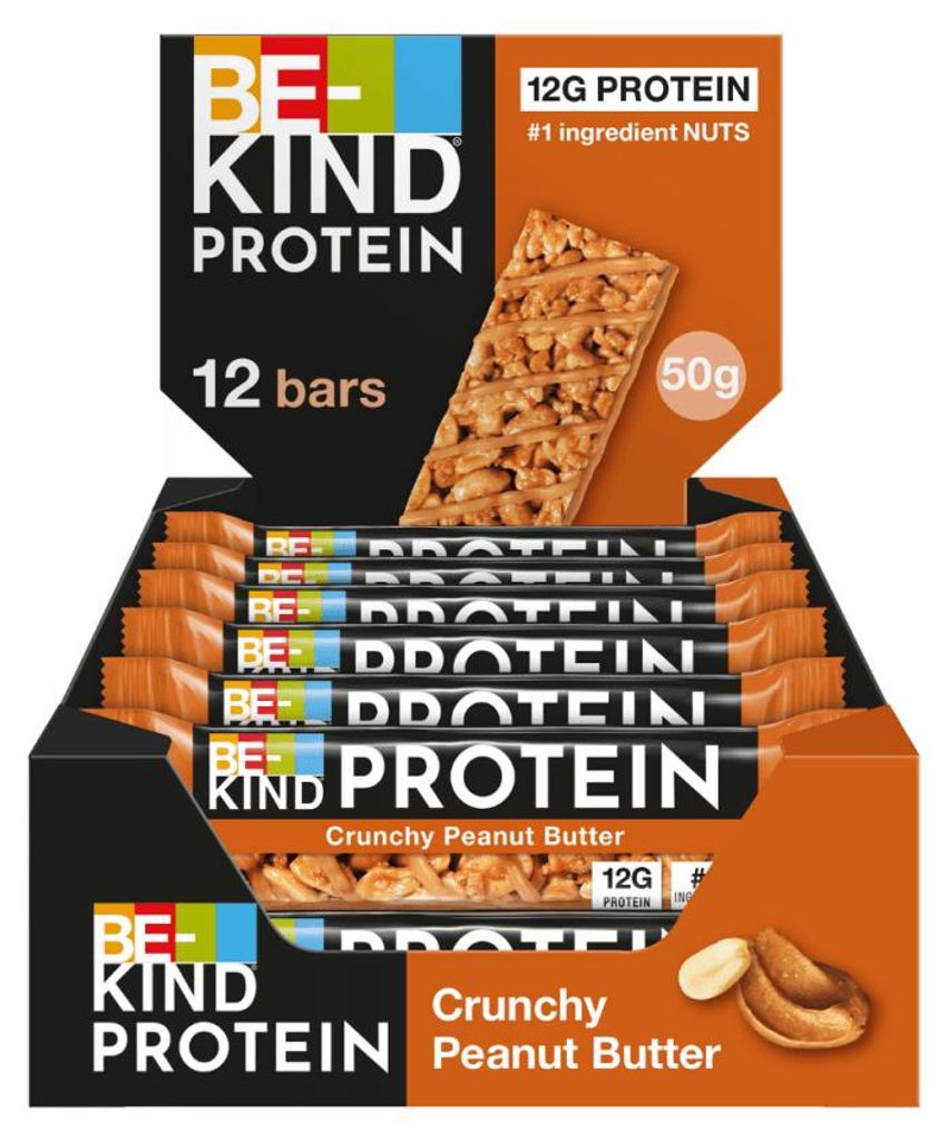 BE-KIND Protein Nut Bar (12x50g) Crunchy Peanut Butter - Produktbild 