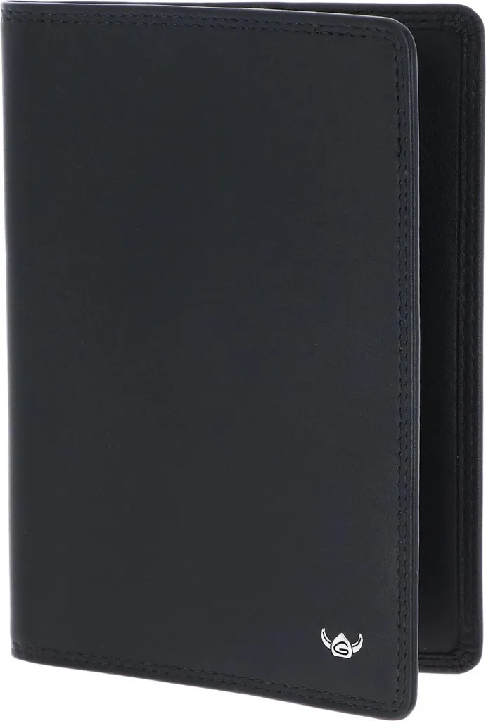 Golden Head Polo 4453 Porta Passaporto RFID Pelle Nappa Nera