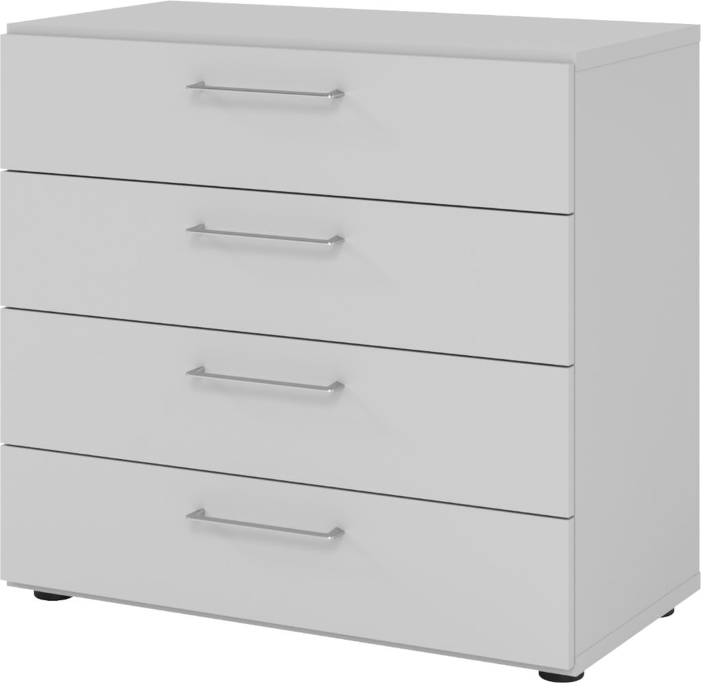 bümö smart Schubladen Schrank - 4 Schübe - Nachbildung: Grau