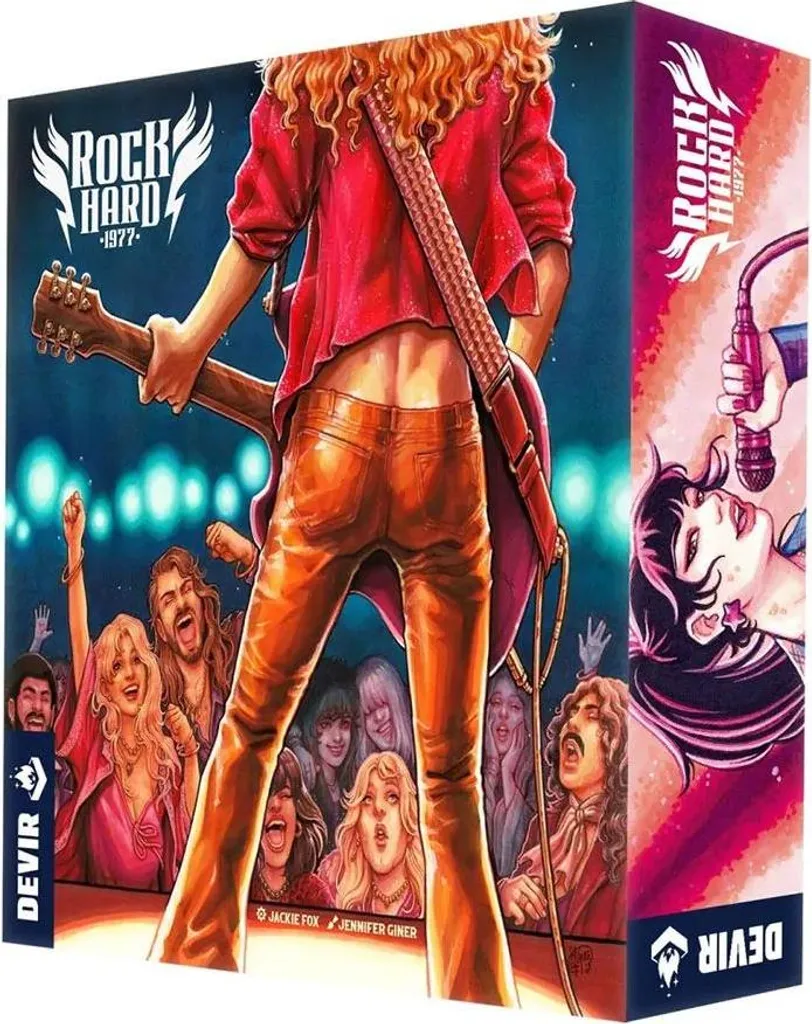 Jeu de société Devir Rock Hard 1977 - Jeu de plateau musical stratégique