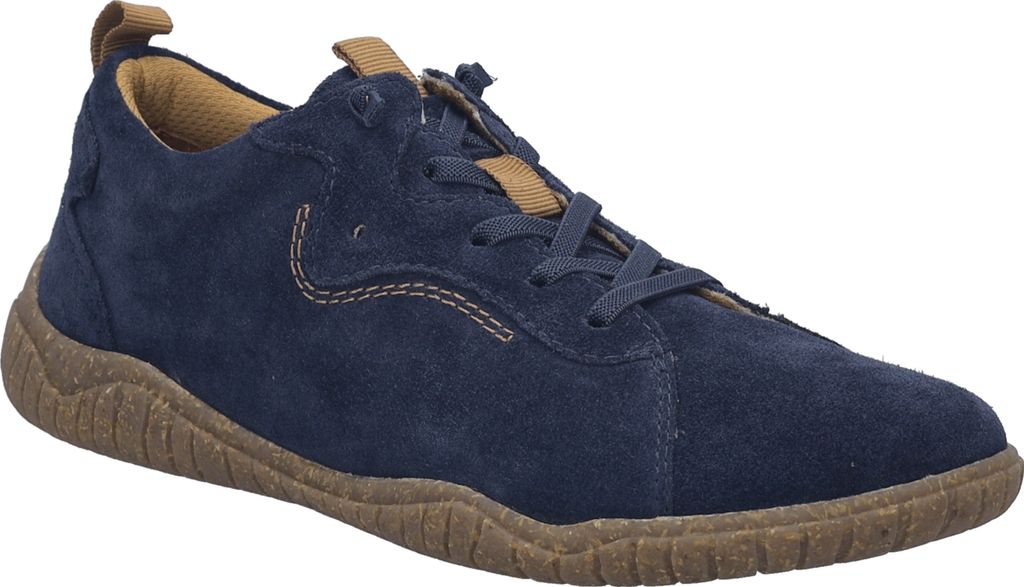 Josef Seibel Wynona 01 Barfußschuh sportlicher Schnürer Blau in Gr. 39