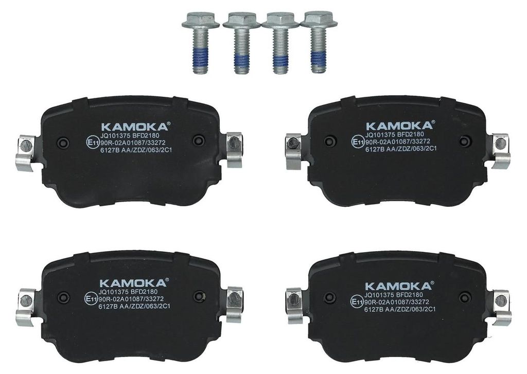 KAMOKA JQ101375 Bremsbelagsatz, Scheibenbremse x