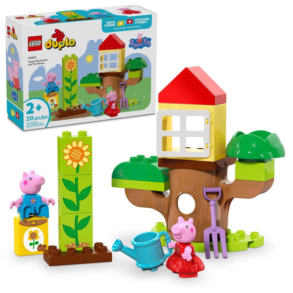LEGO DUPLO Prasiatko Peppa – záhrada a domček na strome, Obrázok produktu 