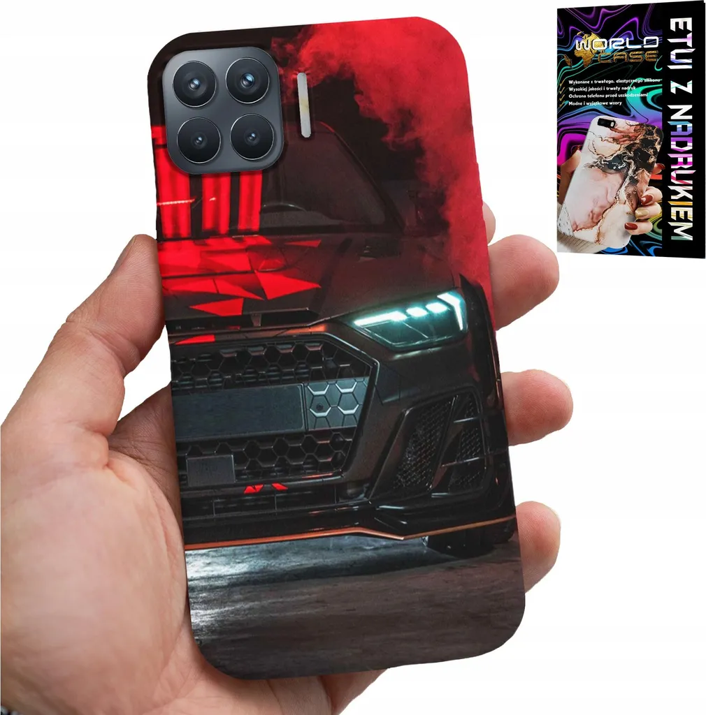 Custodia per Oppo Reno 4 Lite - Auto sportive, auto fan + vetro