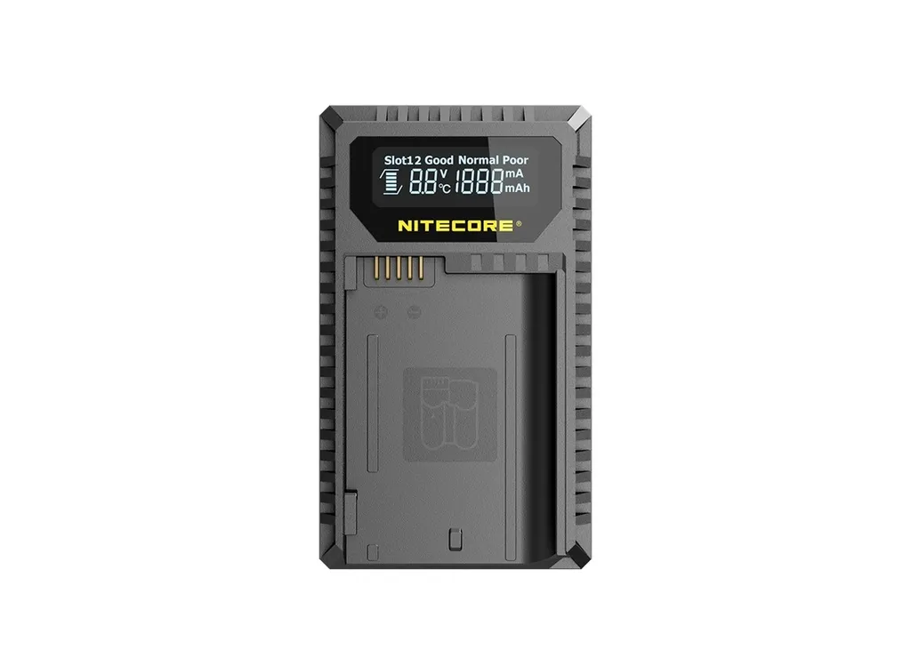 Chargeur USB Nitecore UNK2 pour Batteries Nikon EN-EL15 Double Emplacement