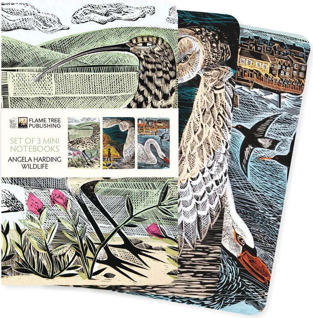 Angela Harding: Wildlife Set of 3 Mini Notebooks