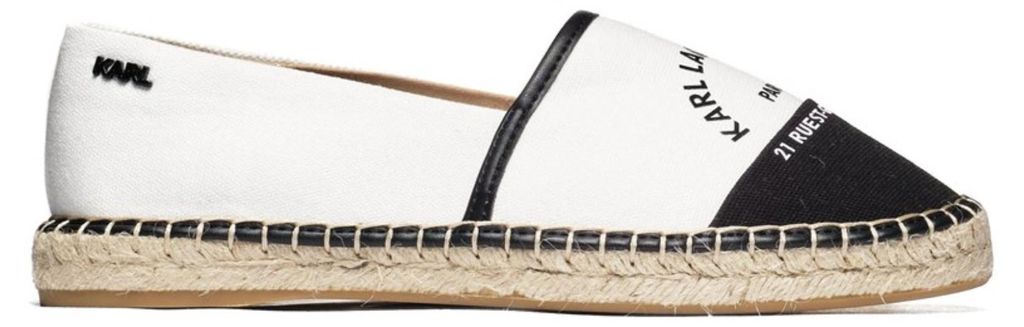 Karl Lagerfeld Damen Espadrille KAMINI MAISON KARL Weiß Produktbild 