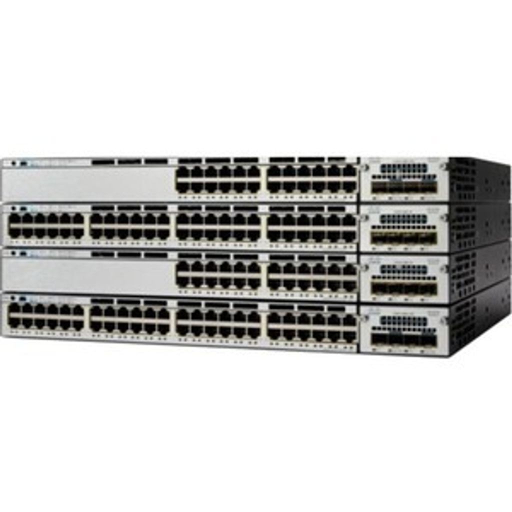 Cisco Catalyst 3750X 48 PoE IP, Managed network switch, Gigabit Ethernet (10/100/1000), IEEE 802.1D,IEEE 802.1p,IEEE 802.1Q,IEEE 802.1s,IEEE 802.1w...