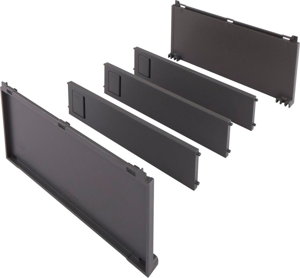 Blum Ambia-Line Flascheneinsatz Schublade B200mm, Kunststoff oriongrau matt