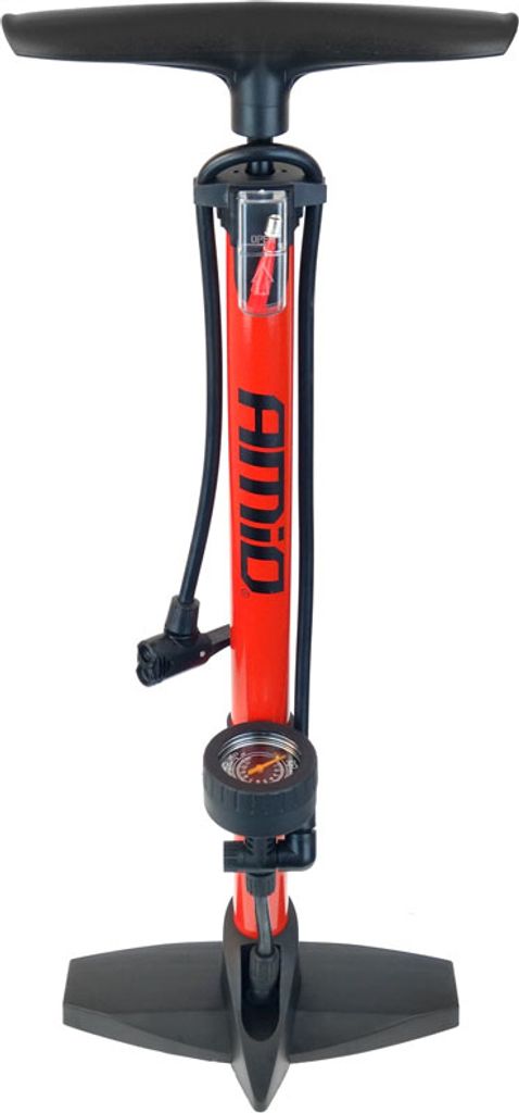Pompe à main métallique avec manomètre PU02 AMIO-02146 Image du produit 