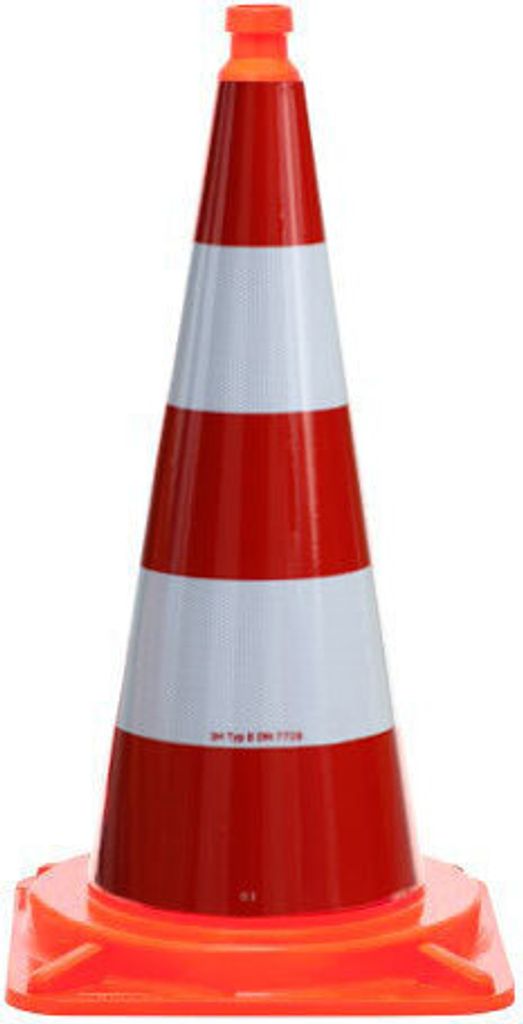 TL Leitkegel PVC 75 cm BASt Prüfnummer V4-55 und V4-53 Klasse 3