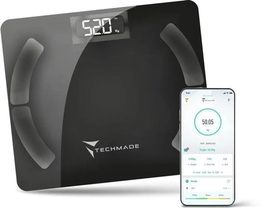 Balance impédancemètre connectée pour analyse masse graisseuse et corporelle