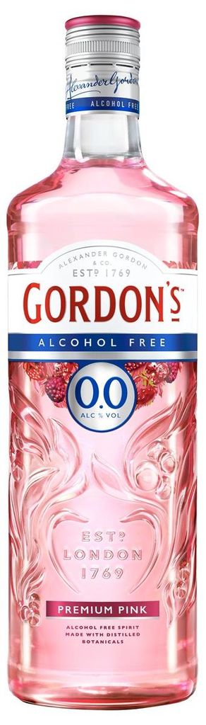 Gordon's Pink bezalkoholový líh 0,0 Prozent alkoholfrei Obrázek produktu 