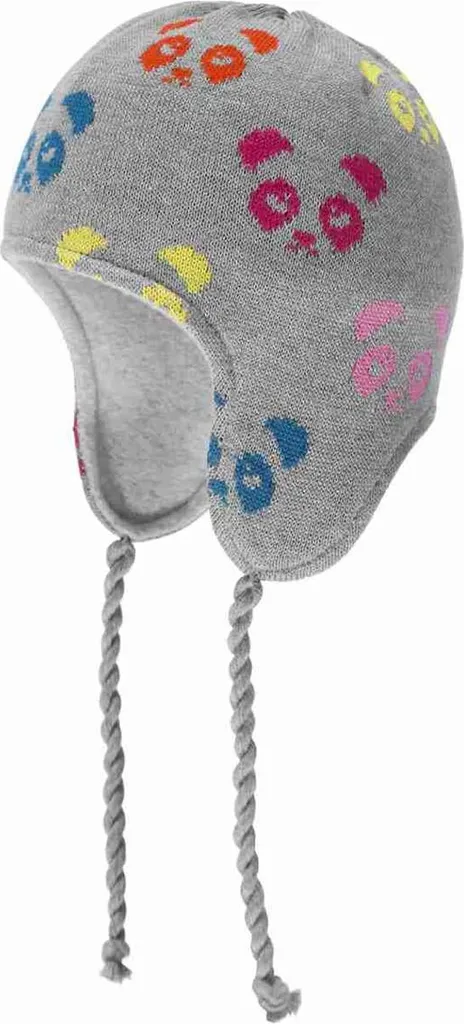 Cappellino Döll per la Mia Nipotina | Grigio Panda in Puro Cotone