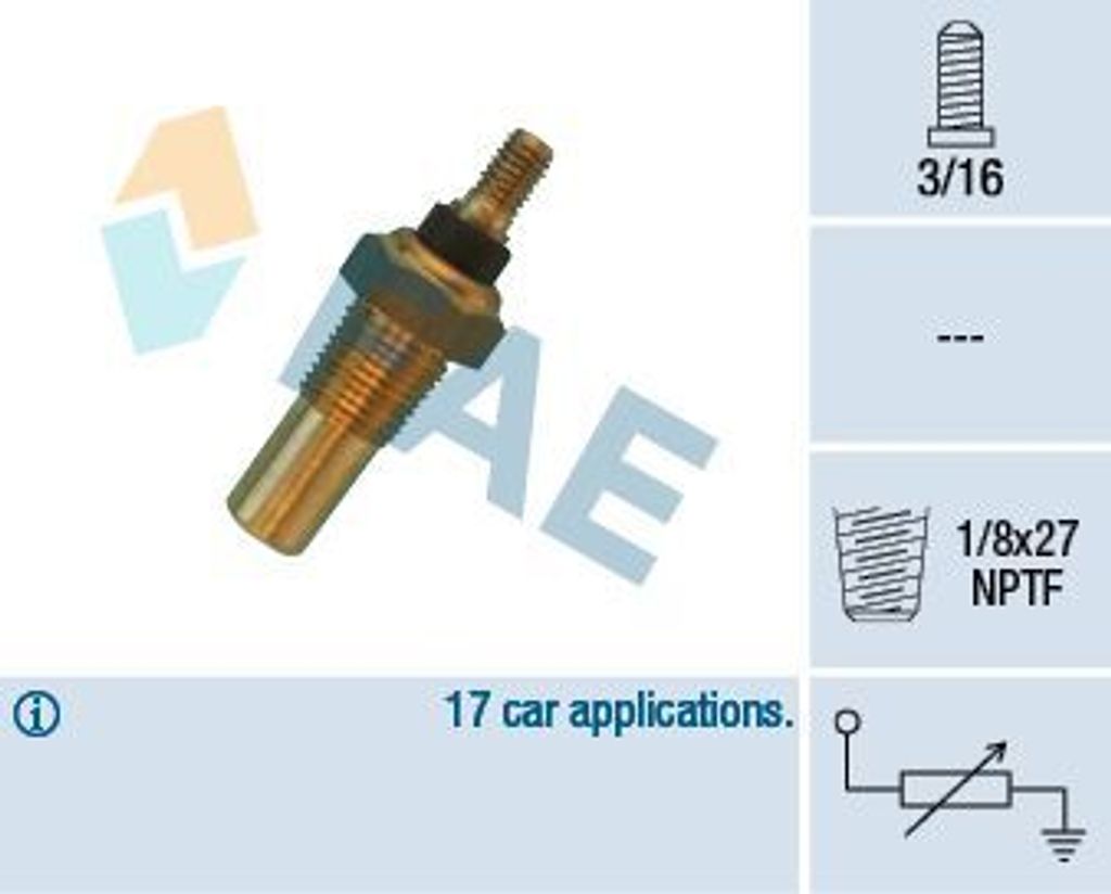 Sensor, Kühlmitteltemperatur FAE 32040