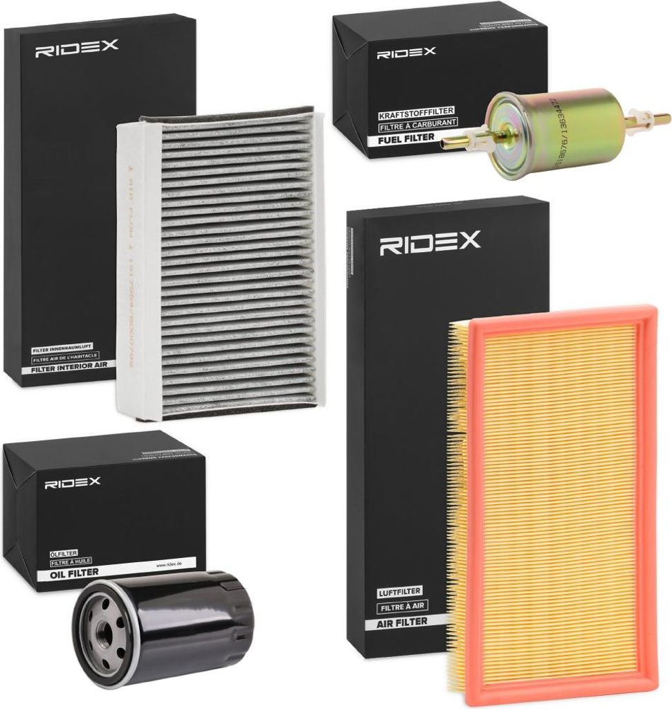 RIDEX Filterset Inspektionspaket Filtersatz für JAGUAR S-Type (X200)