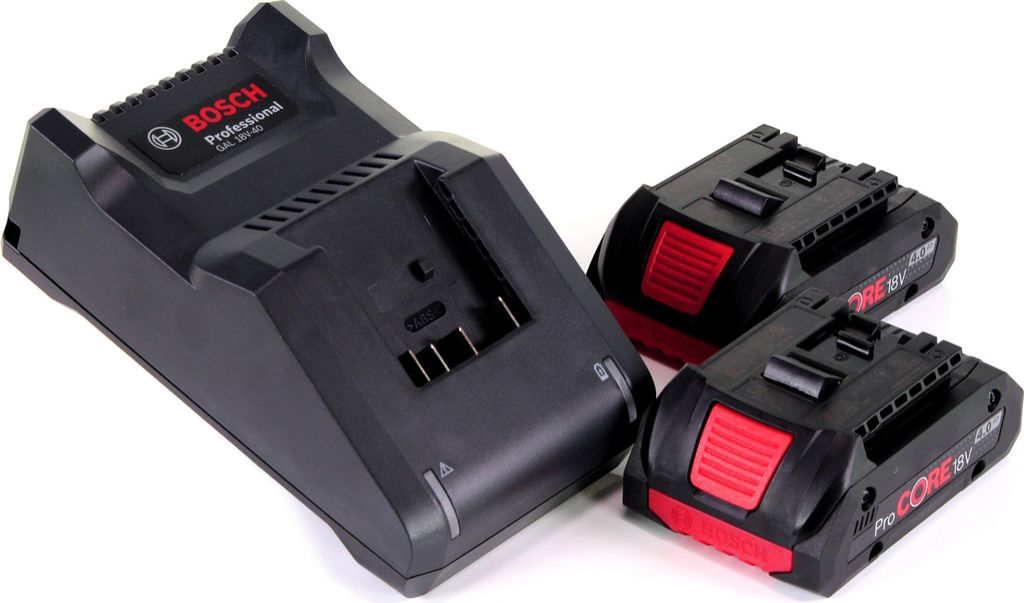 Bosch Starter Set Standard 2x ProCORE18V 4.0Ah + GAL 18V-40 Produktbild 33