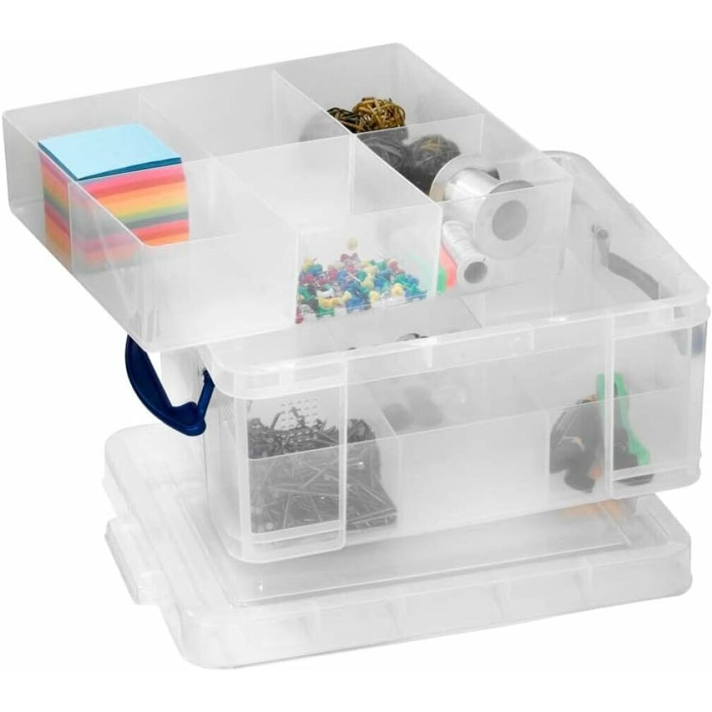 Really Useful Box 21C+2X6TCB 21 Liter Box Mit 2x6 Einsätzen Immagine del prodotto 