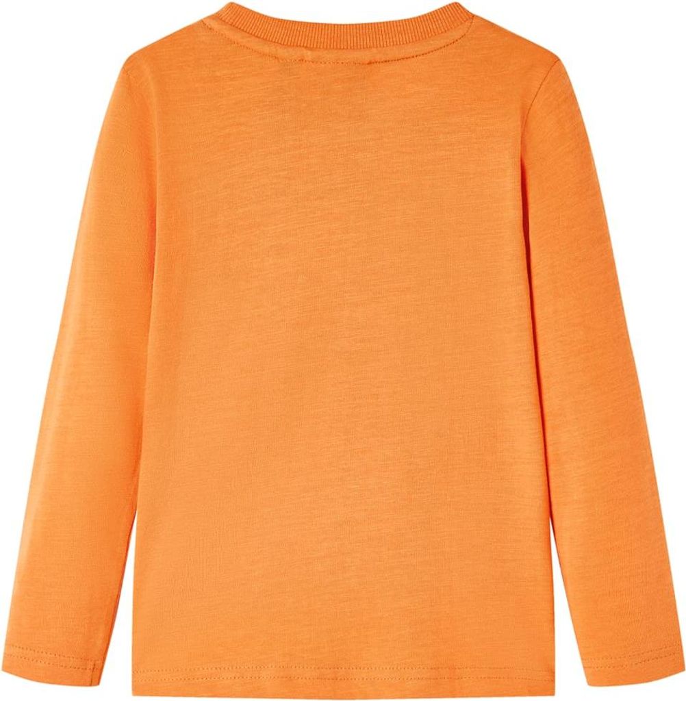 vidaXL Kinder-Langarmshirt Dunkelorange 92