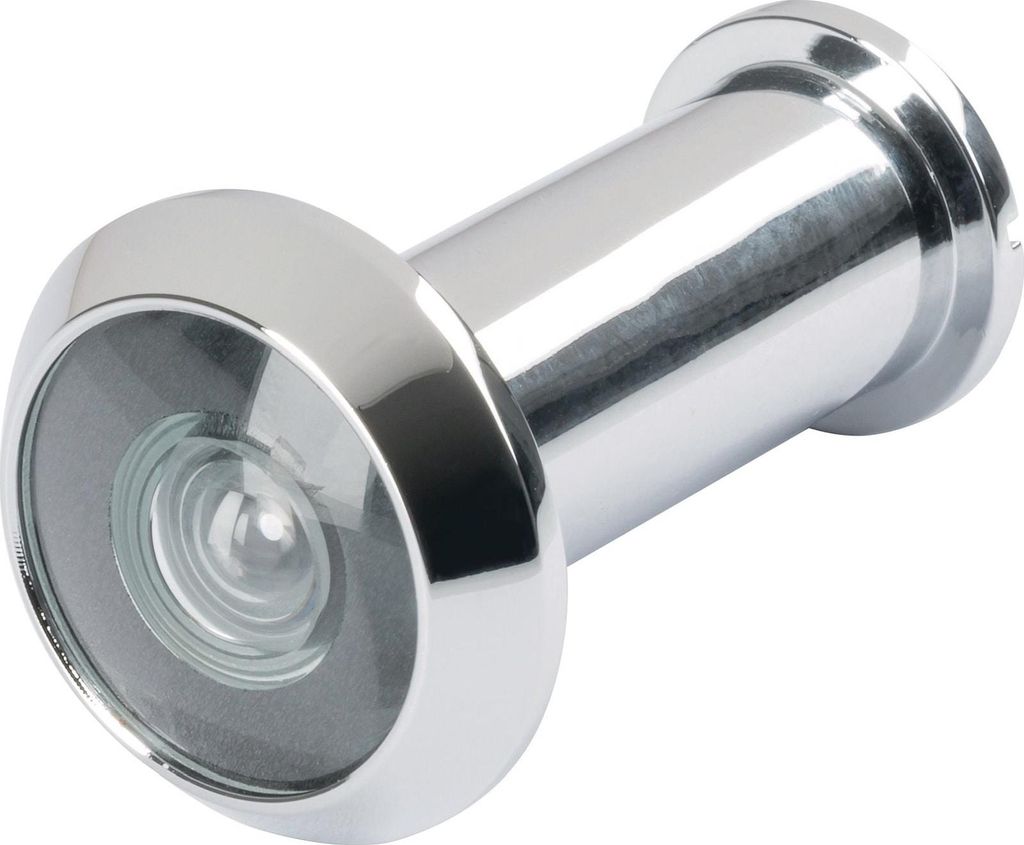 Tecwerk Türspion NW-4700 Messing verchromt 180° 35 mm - 1 Stk.