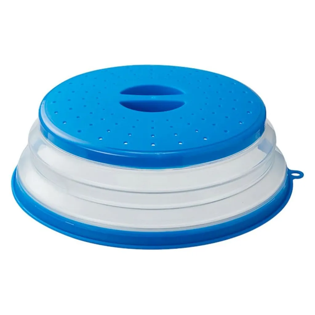 Coperchio Microonde Blu 26 cm Senza BPA | Cucina Pulita per la Famiglia