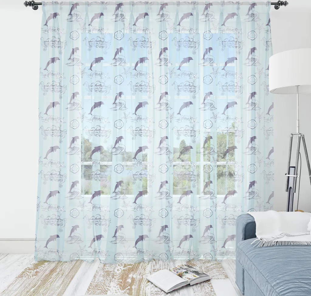 Habillage mural grand format pour cacher un mur et décorer en bleu
