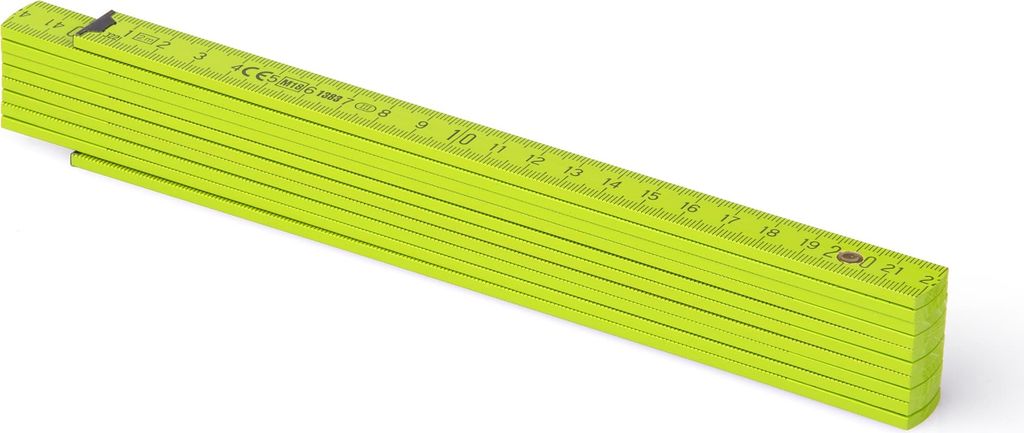 Metrie, metro pieghevole Block-52, verde primavera, 2 m Immagine del prodotto 