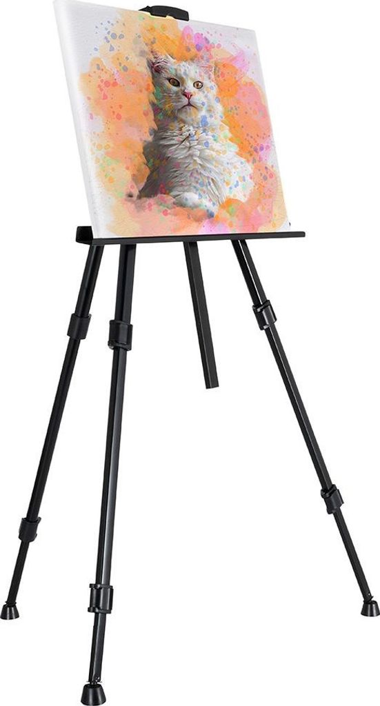 Cavalletto da pittore - 162 cm - Regolabile in altezza - Immagine del prodotto 