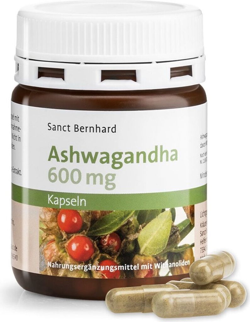 Sanct Bernhard Ashwagandha 600 mg- 60 Kapseln