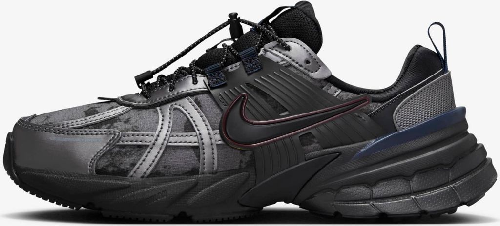 Nike V2K Run "Metallic Dark Grey Black" Schwarz, Größe: 45,5