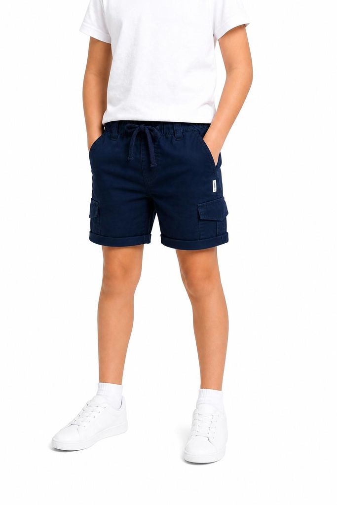31152 Stummer Jungen Bermudas Gr. 140 – Blau, kurze Hose aus 100 % Baumwolle