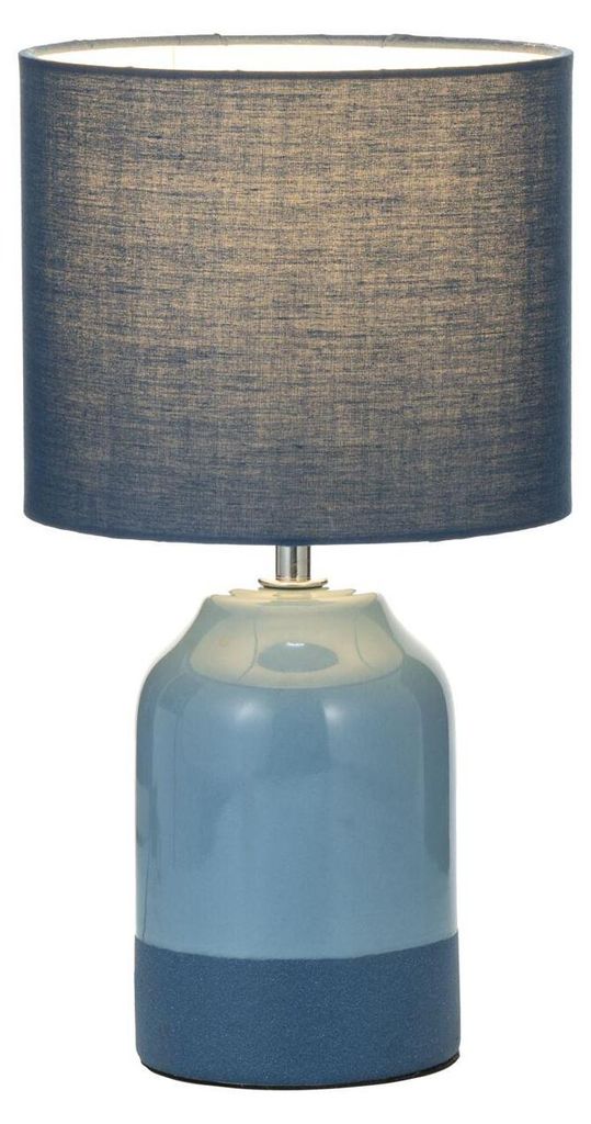 Pauleen Tischleuchte Sandy Glow E14 max. 20W Creme, Blau Produktbild 