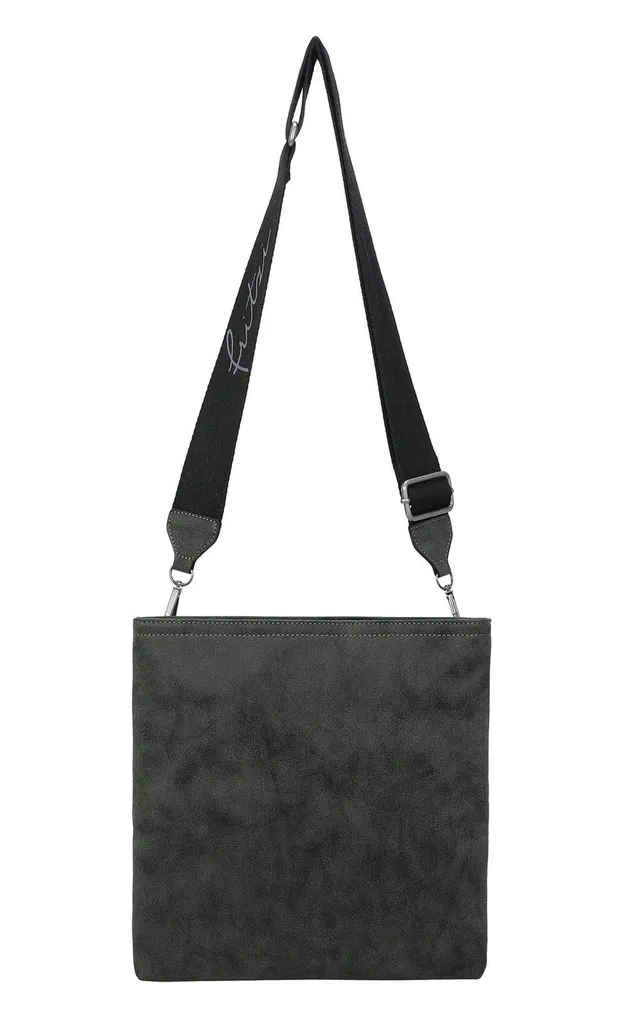 Sac bandoulière aspect cuir vieilli Ronja Black Idol noir vintage