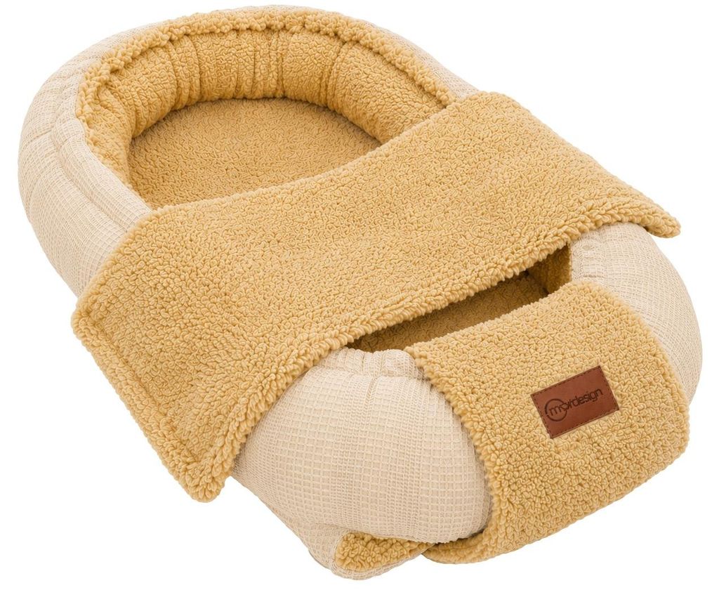Mordesign Morteddy Beige beidseitig verwendbares Babynest Produktbild 