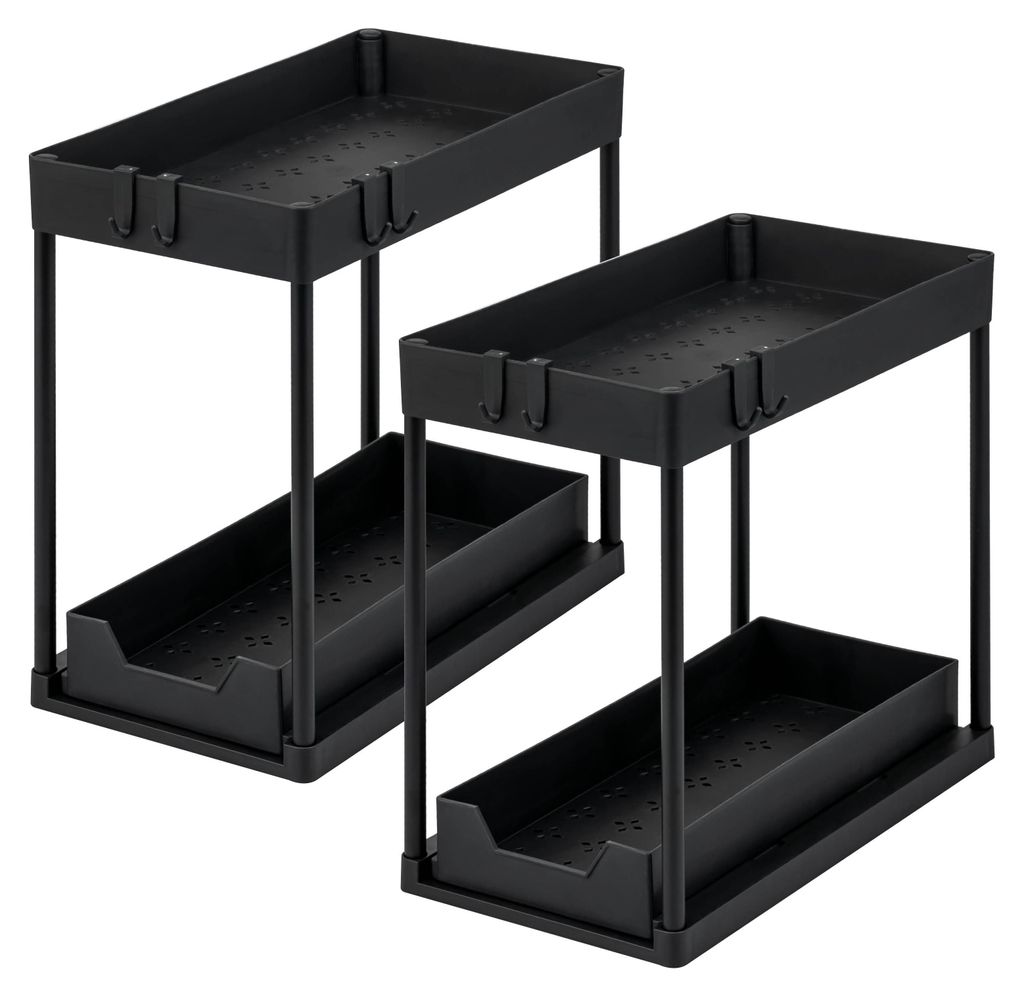 Eluno keukenorganizer voor onder de gootsteen, set van 2, Productafbeelding 