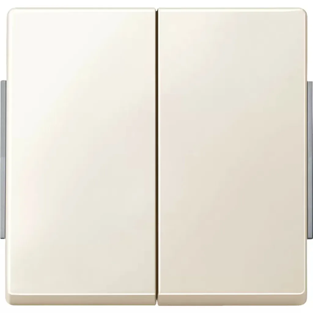 Enjoliveur double bascule blanc pour interrupteur AQUADESIGN série