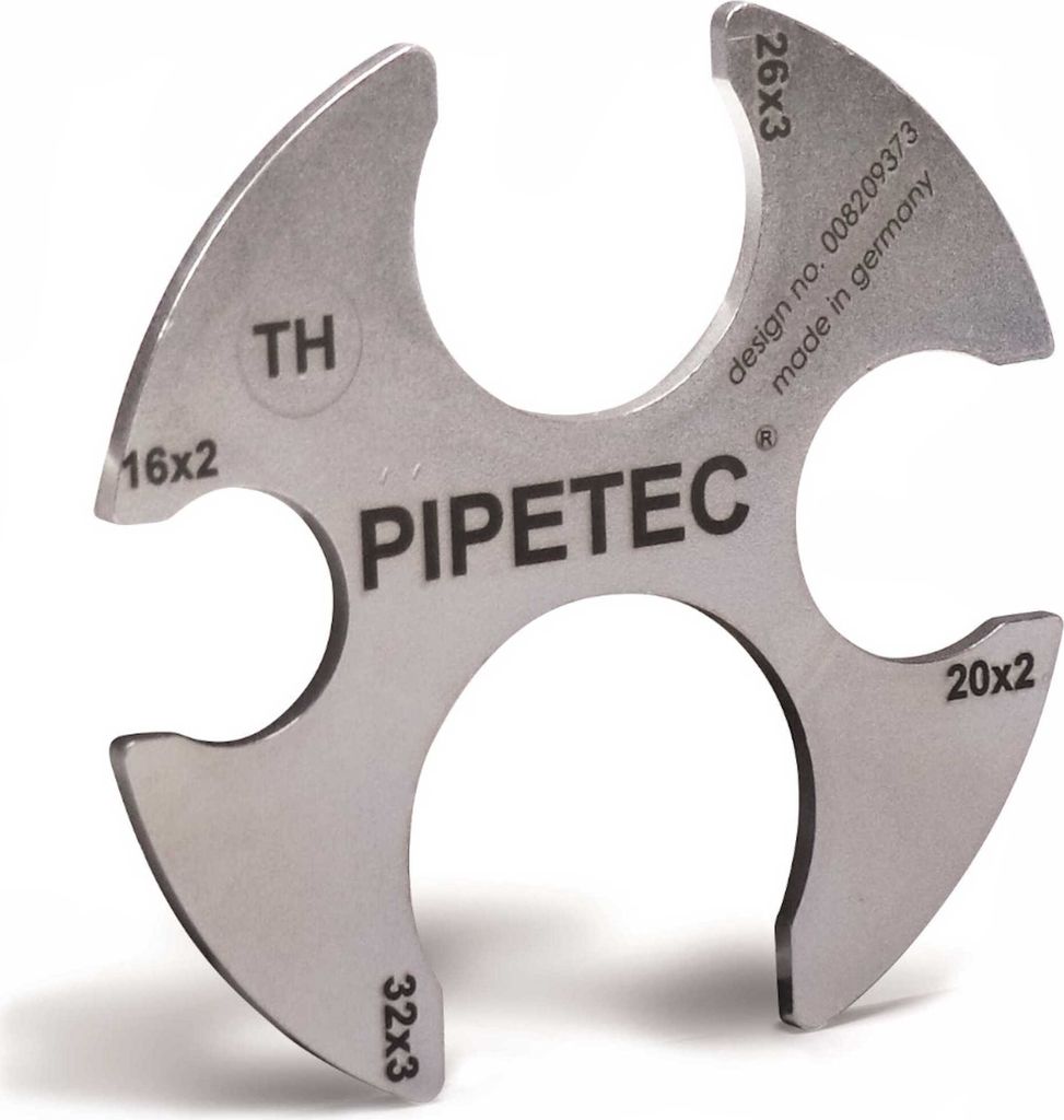 Pipetec Prüflehre für Pressfitting 16 x 2 mm -  20 x 2 mm - Produktbild 