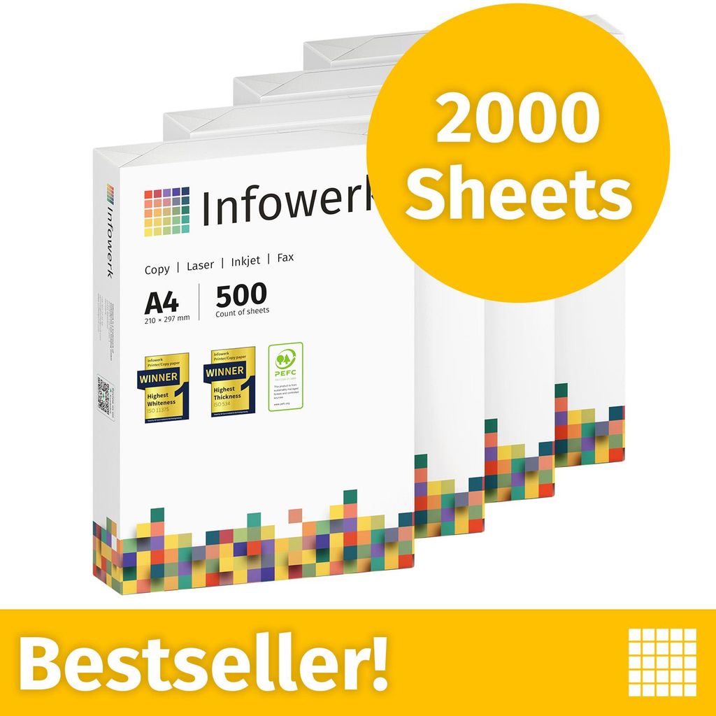 NOWOŚĆ: Infowerk Papier do drukarek i kopiarek, 2000 Zdjęcie produktu 