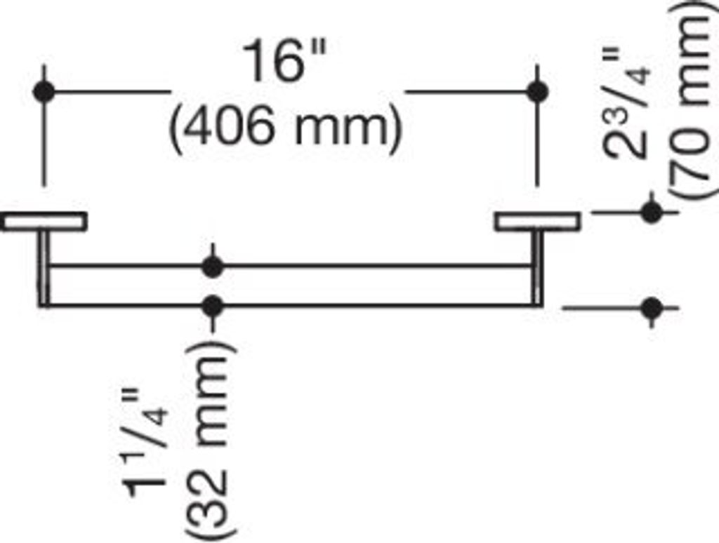 HEWI 900.36.06140 Haltegriff, d:32,