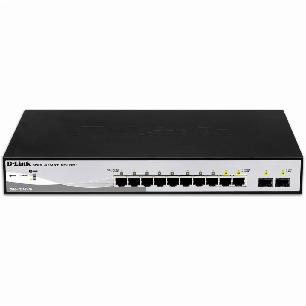 Switch Smart D-Link DGS-1210-10 Évite les Ralentissements Réseau