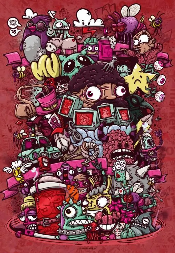 Puzzle 1000 pièces détente et loisir créatif Grafika Deliriums Art