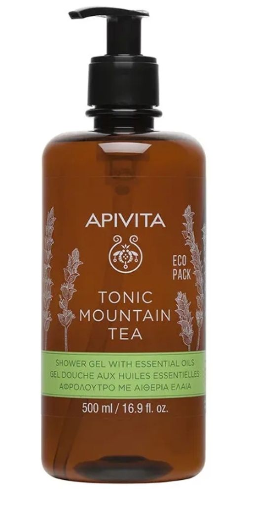 Apivita Tonic Mountain Tea, Żel pod prysznic z olejkami Obrázok produktu 