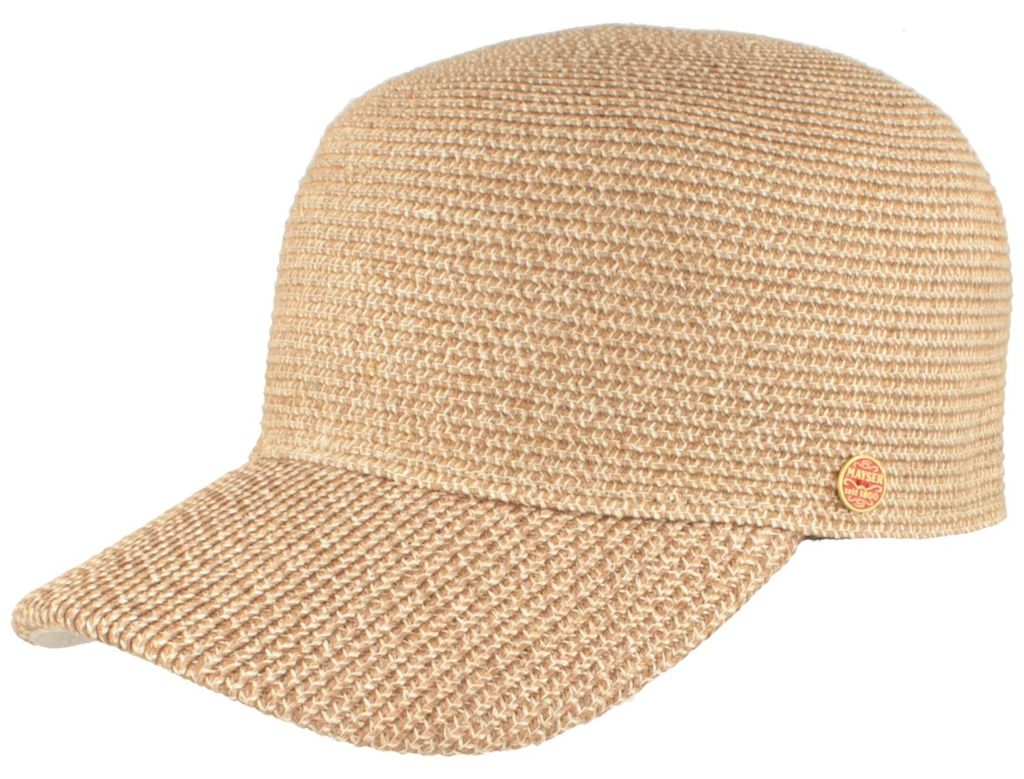 Mayser Borten Baseball Cap Teo meliert mit UV-Schutz 80, grün, Gr. M