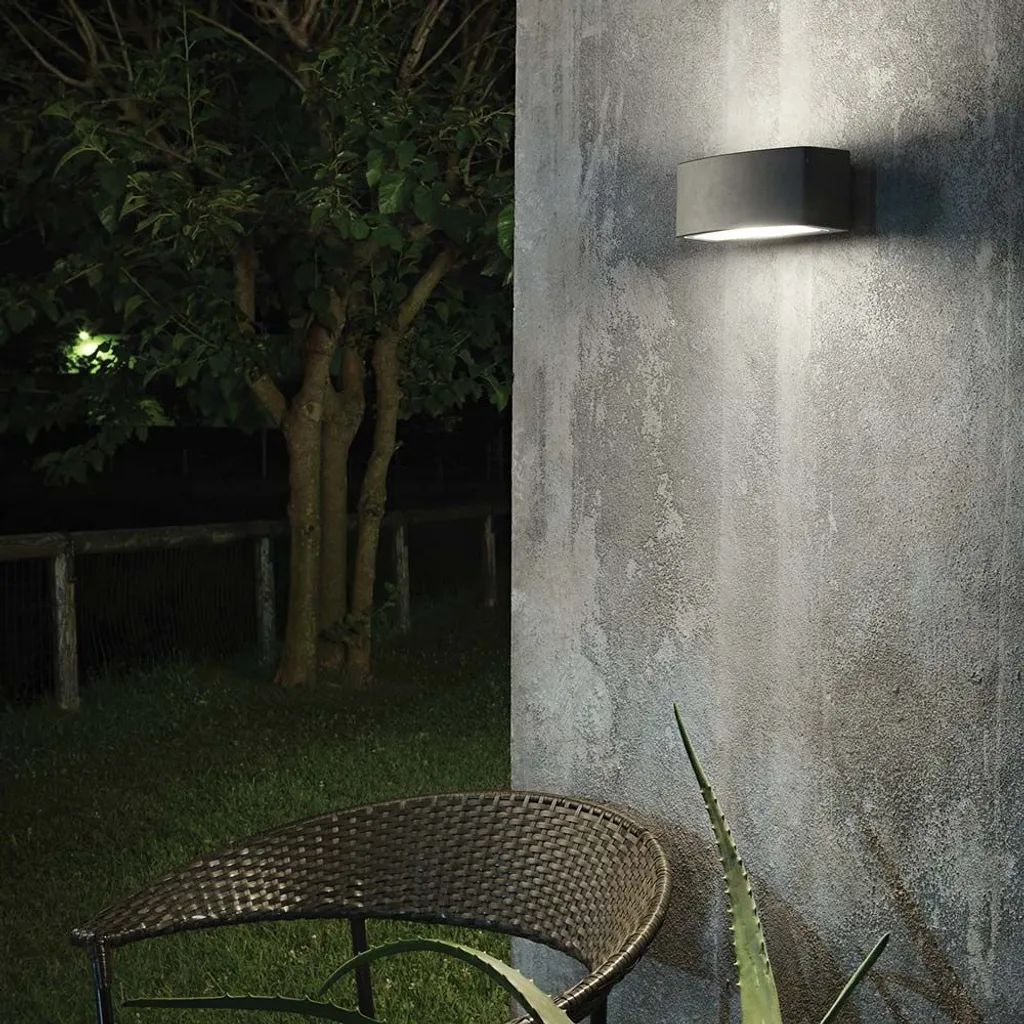 Applique Extérieure IP54 Andromeda AP1 Anthracite en Aluminium Robuste