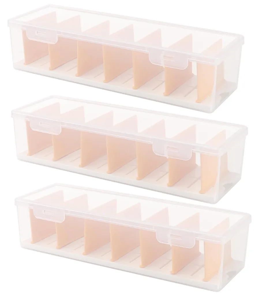 Boîte gestion câbles 3 sections 30cm, format transparent anti-poussière Pro