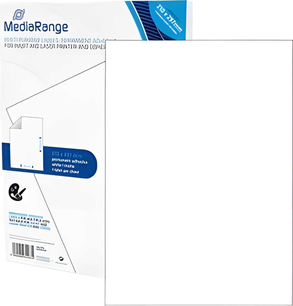 MediaRange Etiketten 210x297mm 50 St. stark haftend  weiß Immagine del prodotto 