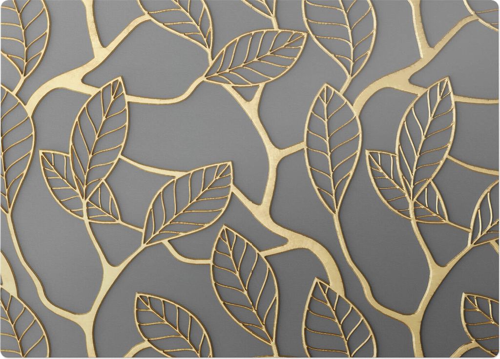 Blätter An Den Zweigen – Bodenschutzmatte – Rutschfest – Schutzmatte für Büro – Vinylmatte – Stuhlunterlage – 140 x 100 cm