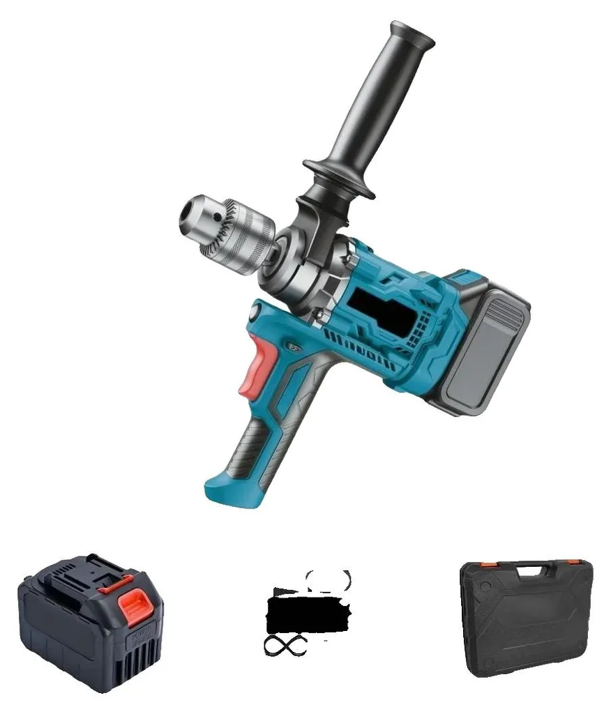 Perceuse sans fil à moteur sans balais avec kit 2 batteries Li-ion